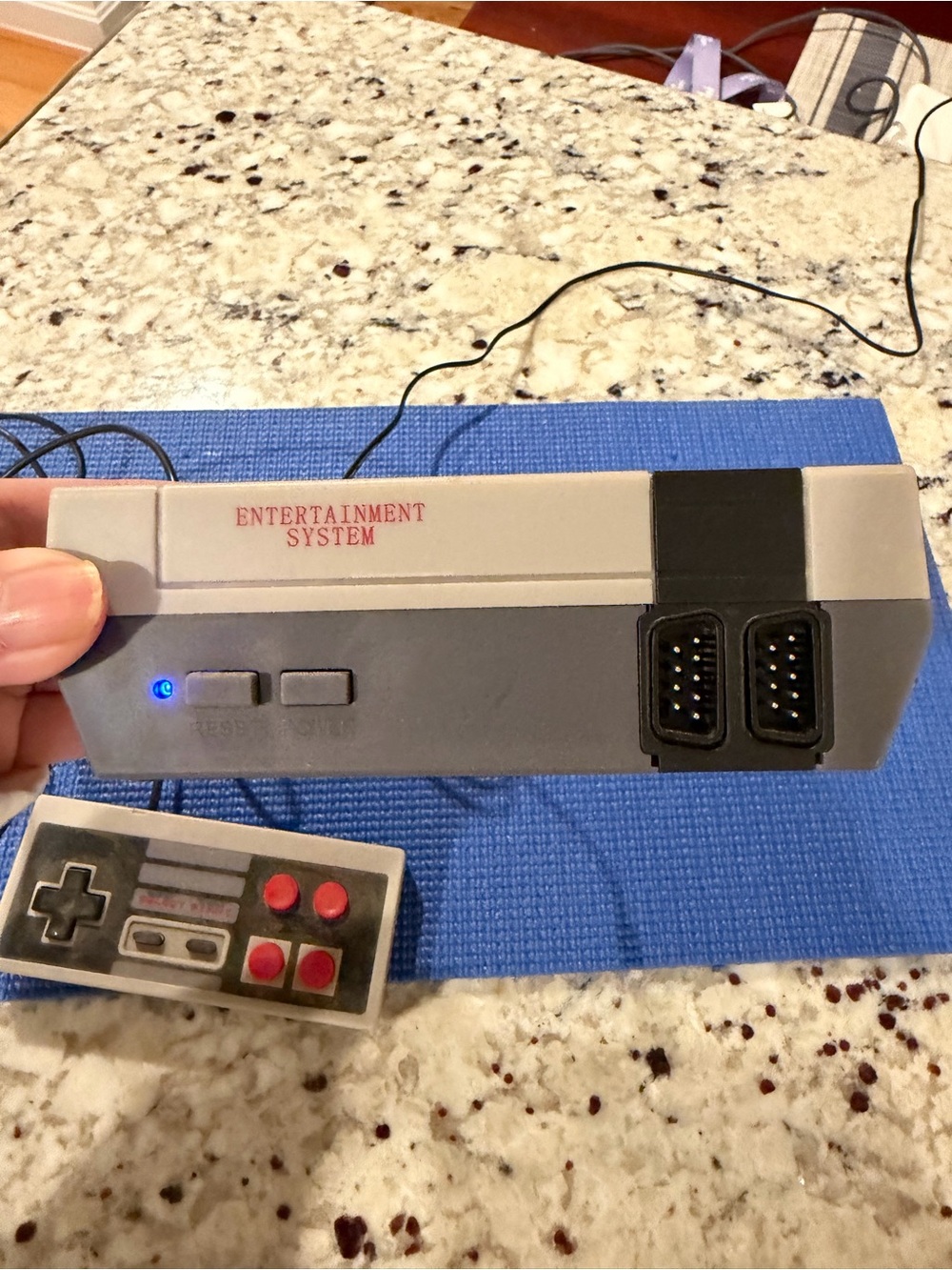 Nintendo NES Classic Console System w 2 Controllers OEM Tested Powers On Vintage